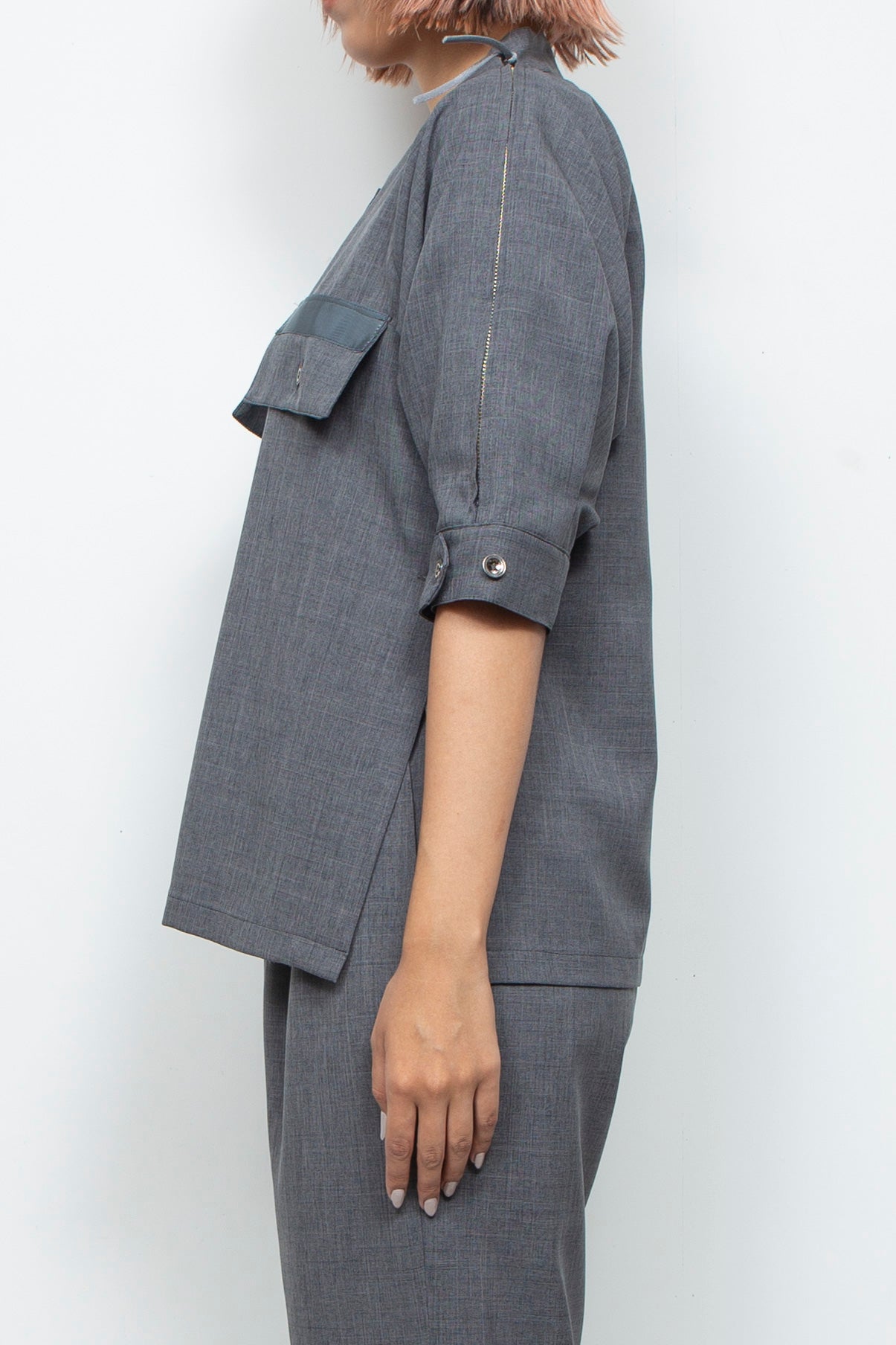 250205 SHIRT GRAY／CHERIE（シェリー）／ウィメンズブランド 通販