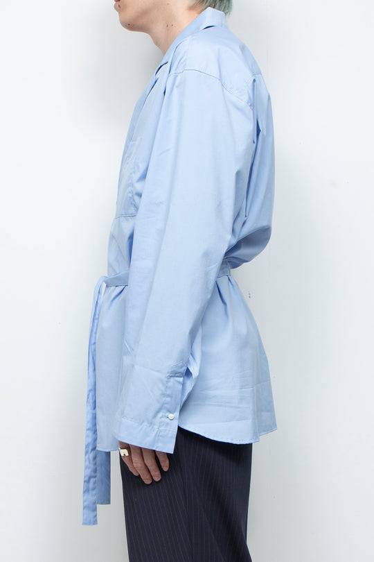 Vintage Supima Broad Gown Shirt BLUE