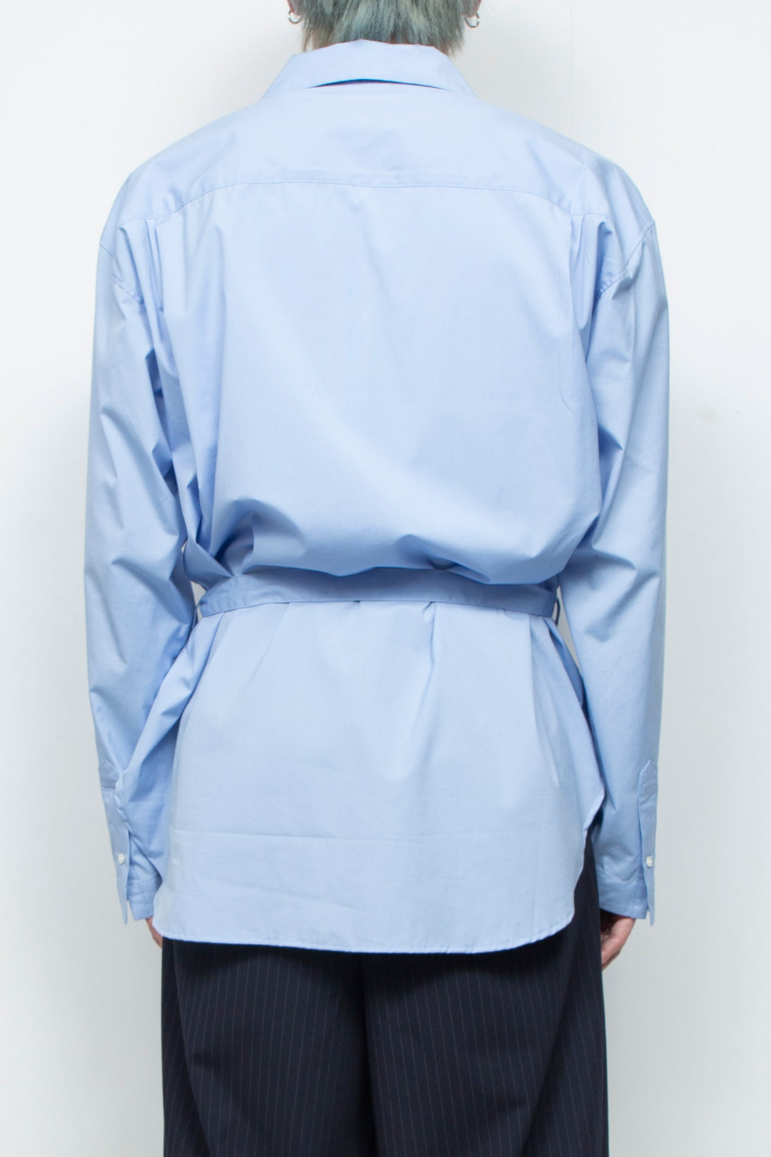 Vintage Supima Broad Gown Shirt BLUE