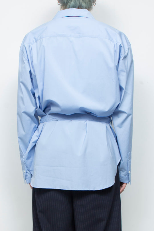 Vintage Supima Broad Gown Shirt BLUE