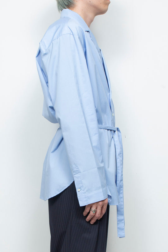 Vintage Supima Broad Gown Shirt BLUE