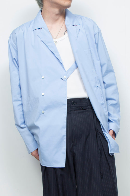 Vintage Supima Broad Gown Shirt BLUE