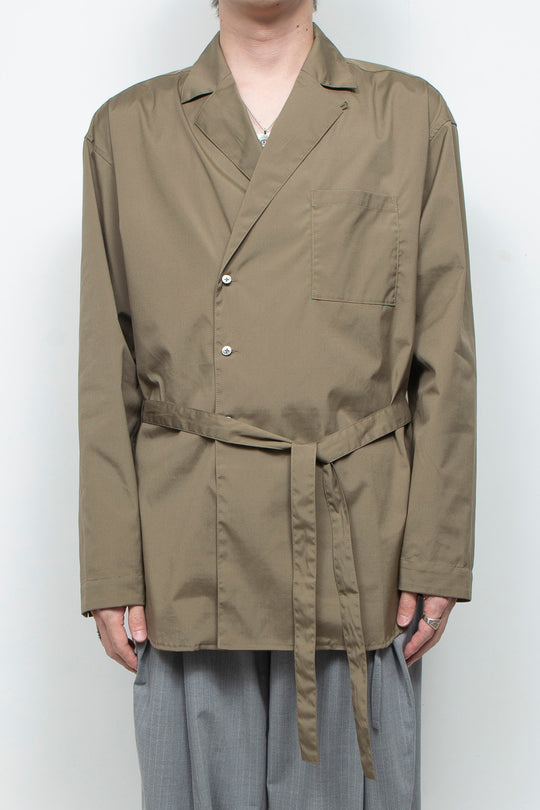Vintage Supima Broad Gown Shirt KHAKI