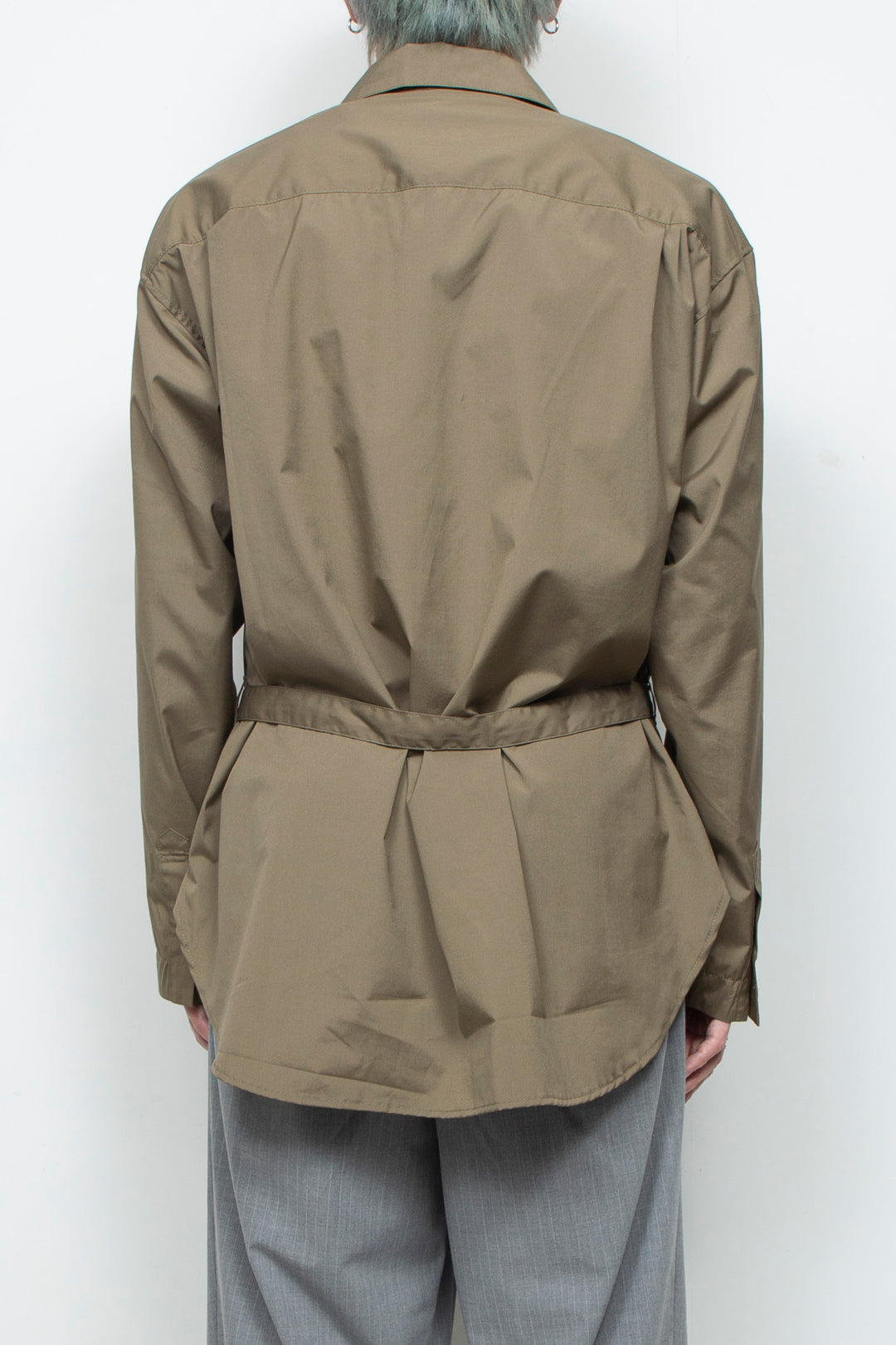 Vintage Supima Broad Gown Shirt KHAKI