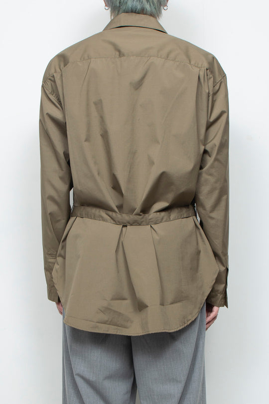 Vintage Supima Broad Gown Shirt KHAKI
