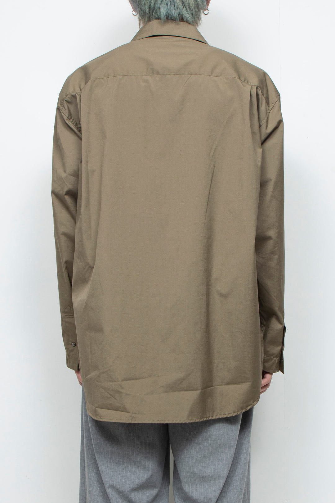Vintage Supima Broad Gown Shirt KHAKI