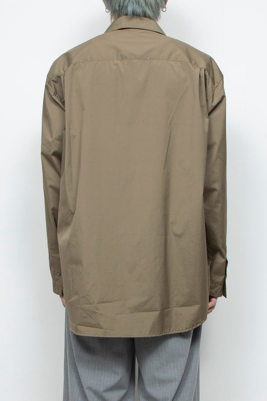Vintage Supima Broad Gown Shirt KHAKI