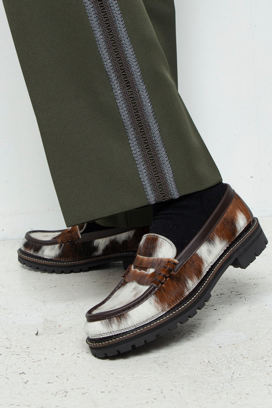 "TECATE" Mordern Mariachi Wide Trousers KHAKI