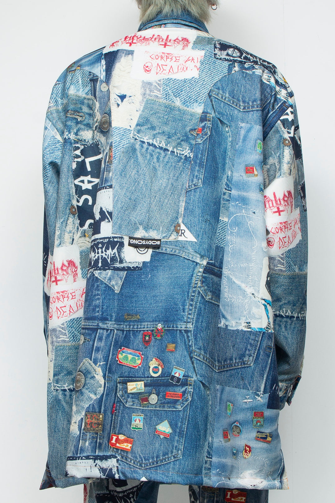 TROMPE L'OEIL DENIM PATTERN SHJ JUV