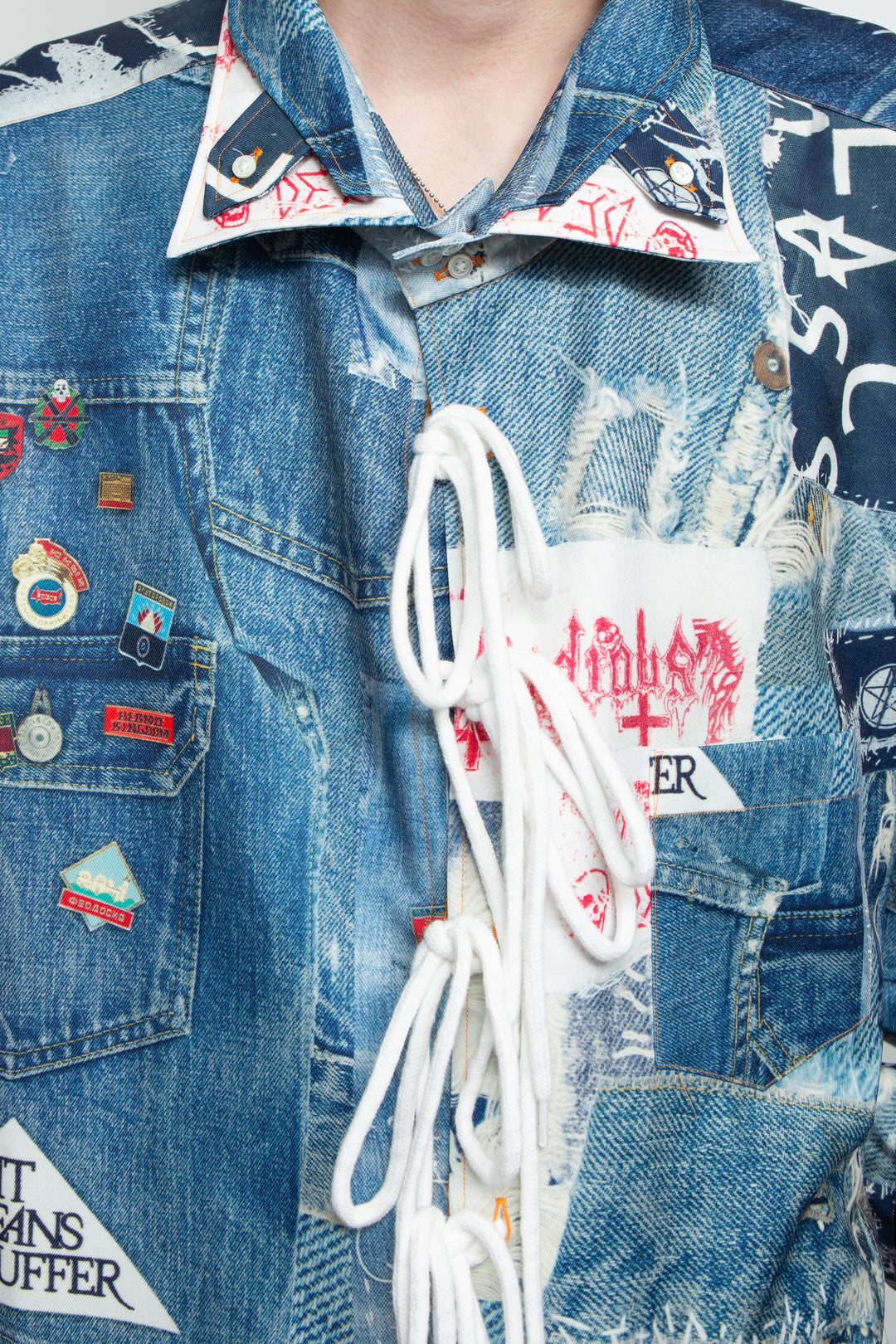 TROMPE L'OEIL DENIM PATTERN SHJ JUV