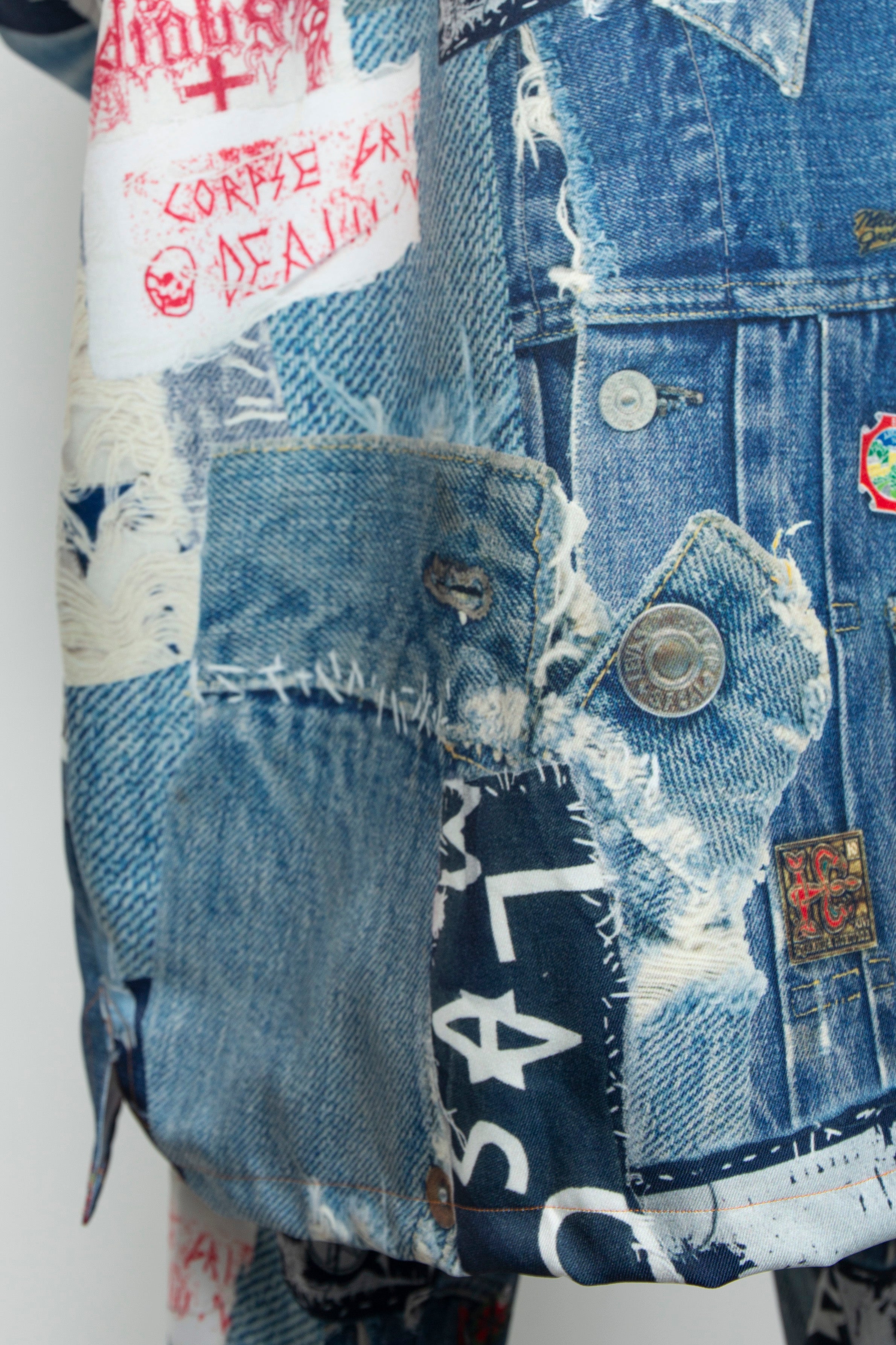 TROMPE L'OEIL DENIM PATTERN SHJ JUV / bodysong.（ボディ