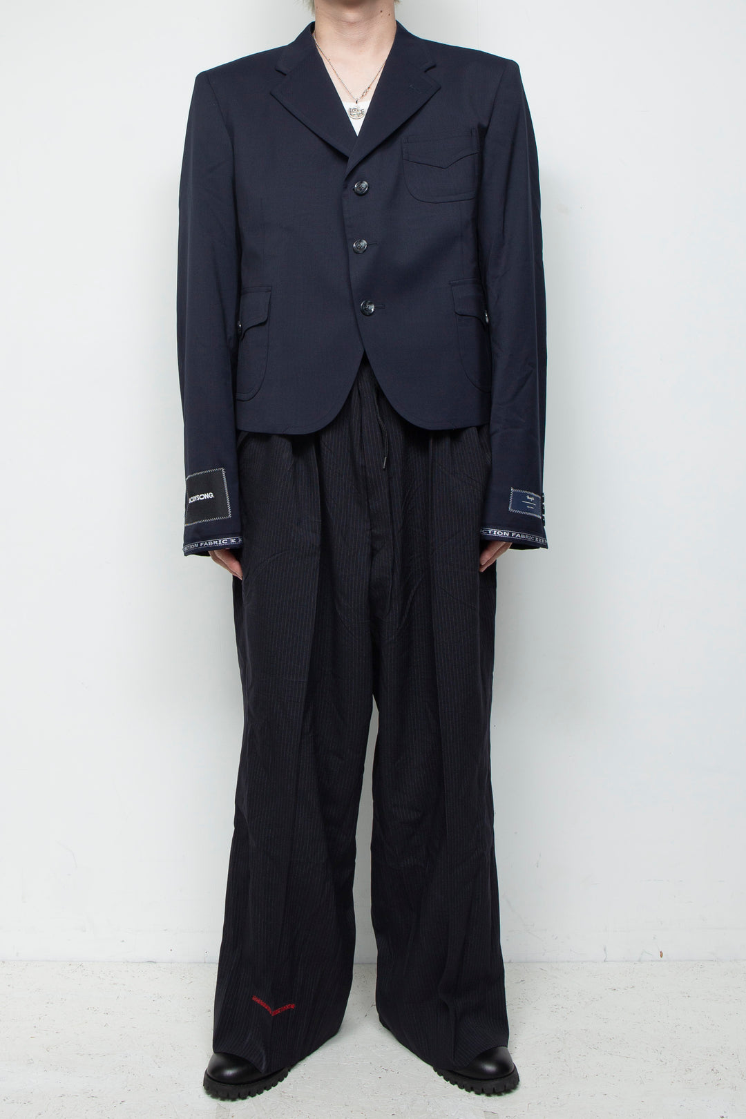 CORBUSIER: FIVE POINTS TROUSERS NAVY