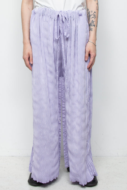 LARGEST SEAMLESS KNIT PT/RIB PURPLE