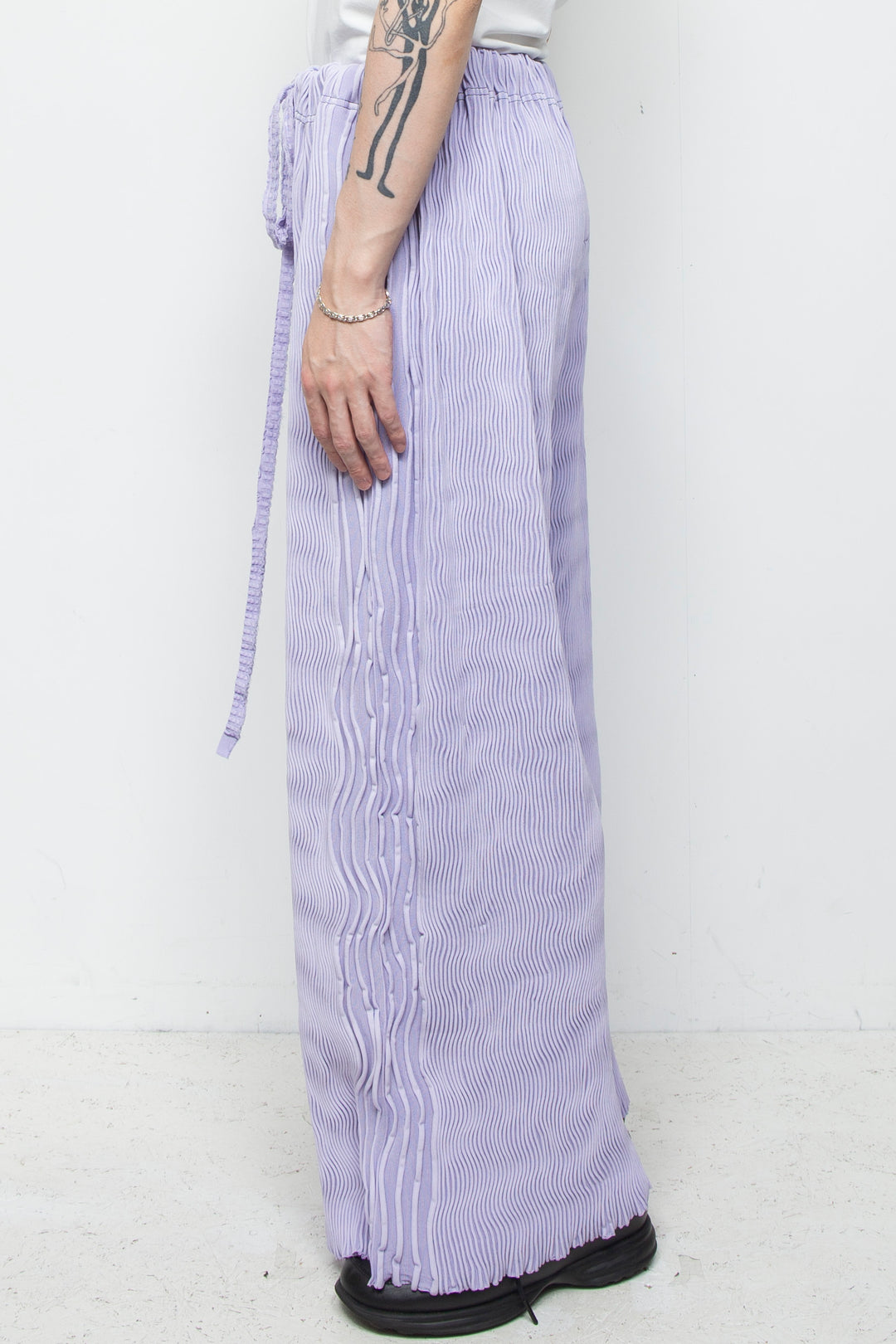 LARGEST SEAMLESS KNIT PT/RIB PURPLE