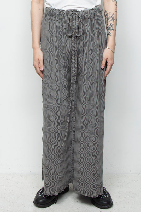 LARGEST SEAMLESS KNIT PT/RIB GREY