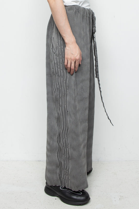 LARGEST SEAMLESS KNIT PT/RIB GREY