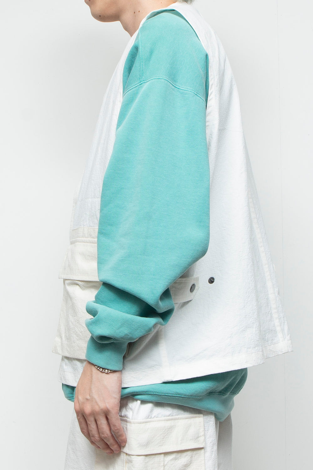 flower vest white
