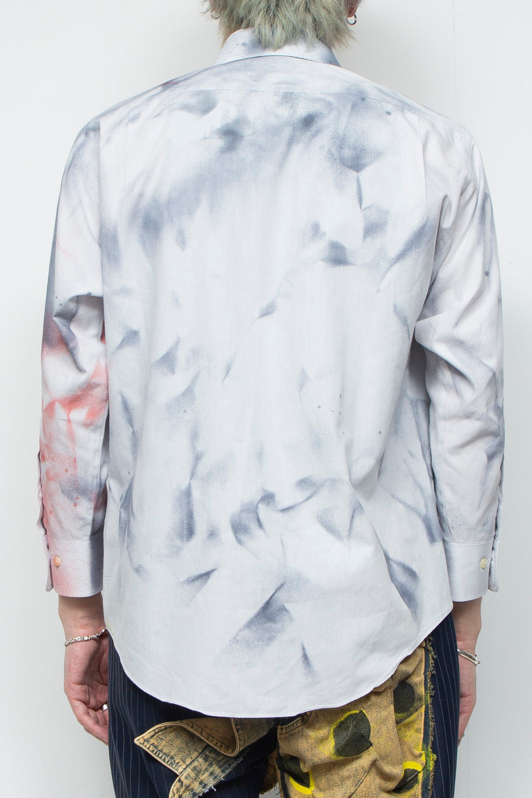 Bicolor spray shirt