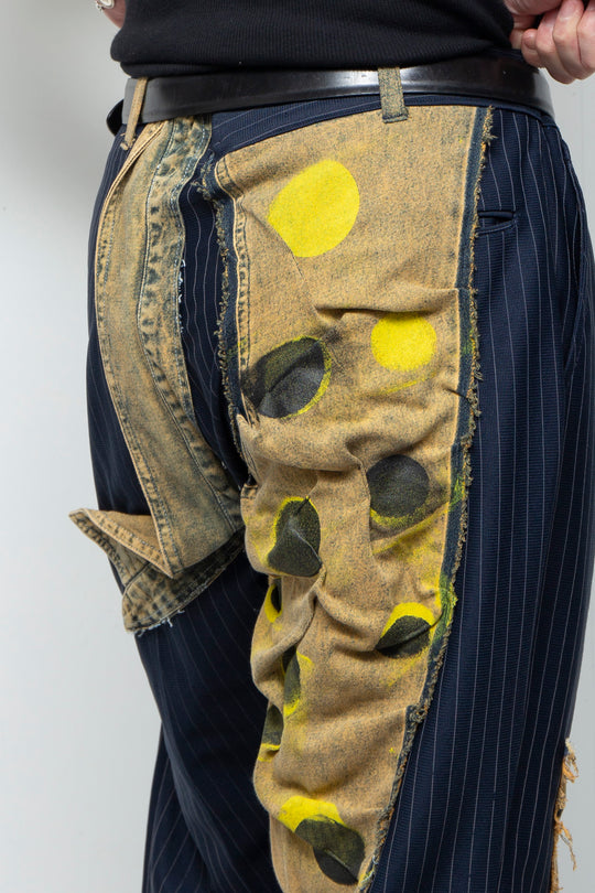 Multi stripe pants
