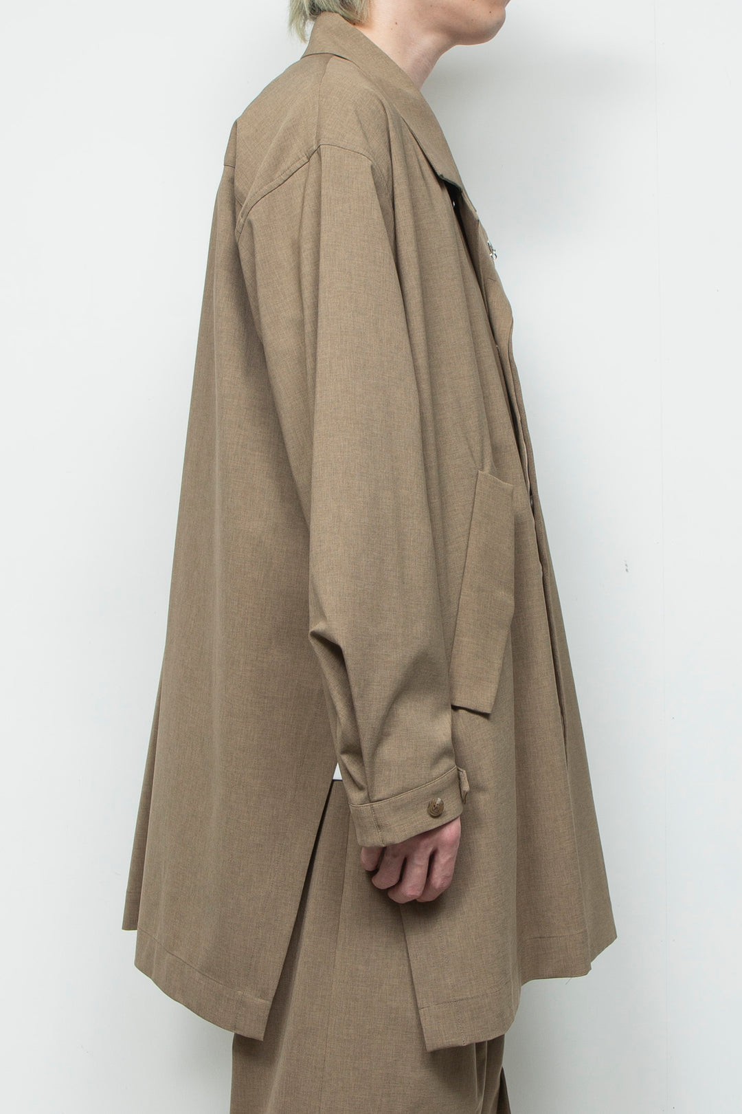 3-layer bonded suit trench coat LEGHORN