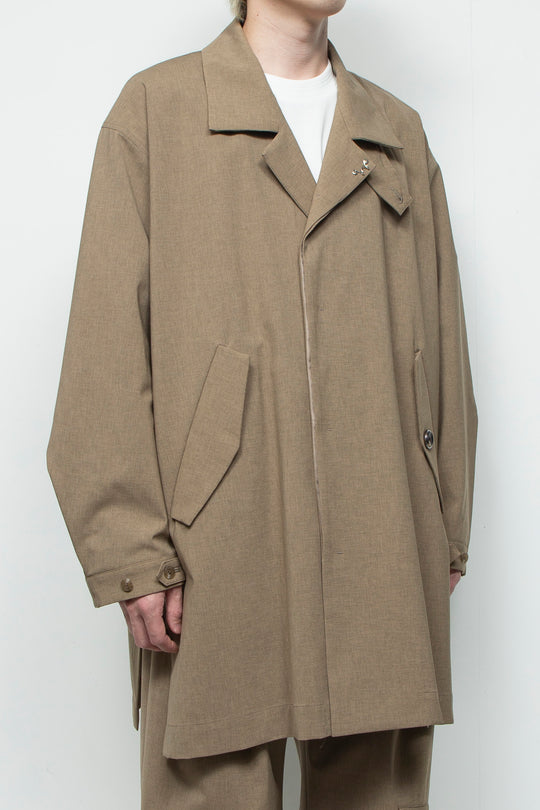 3-layer bonded suit trench coat LEGHORN