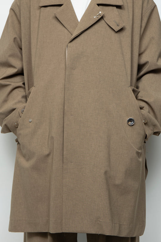 3-layer bonded suit trench coat LEGHORN