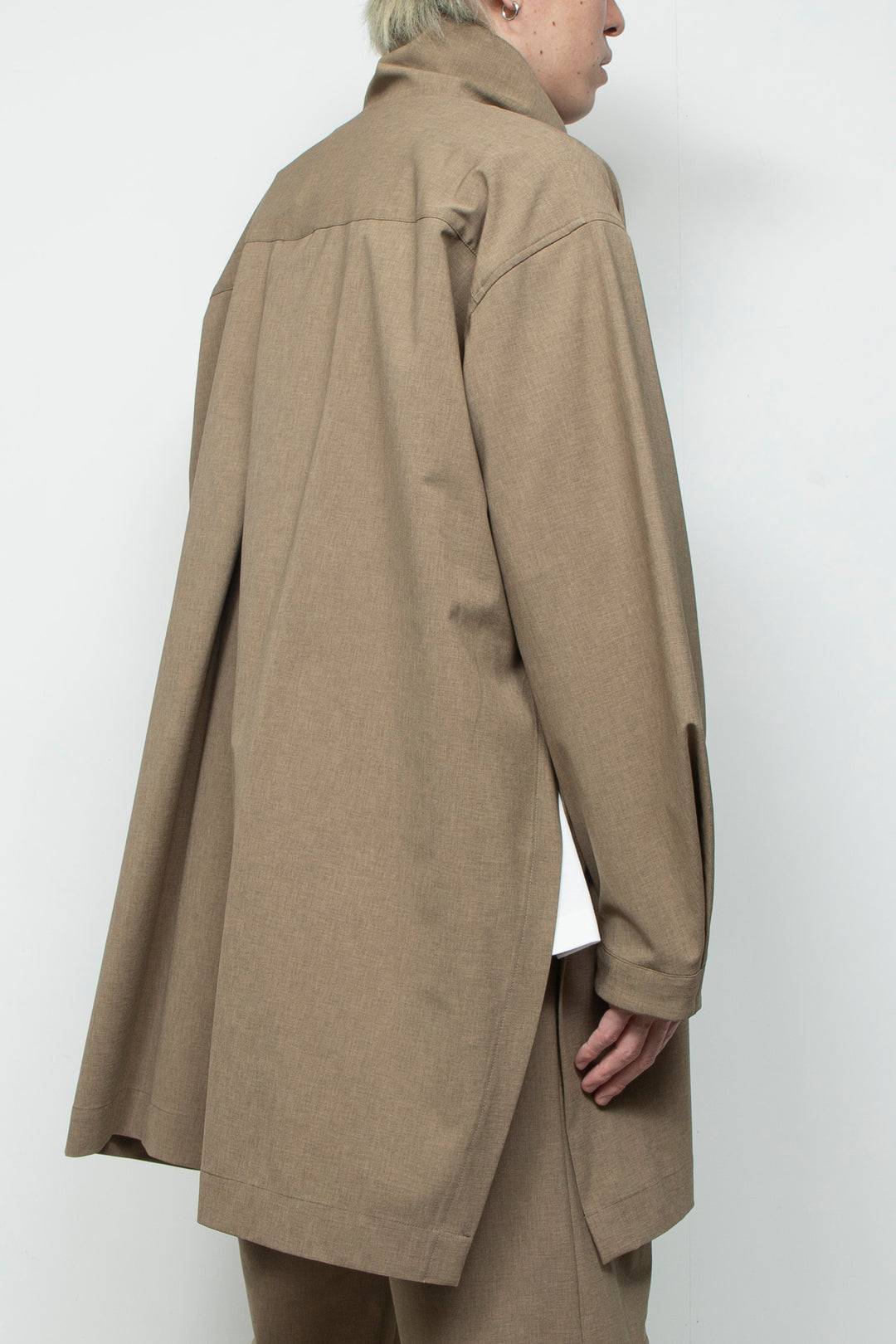 3-layer bonded suit trench coat LEGHORN