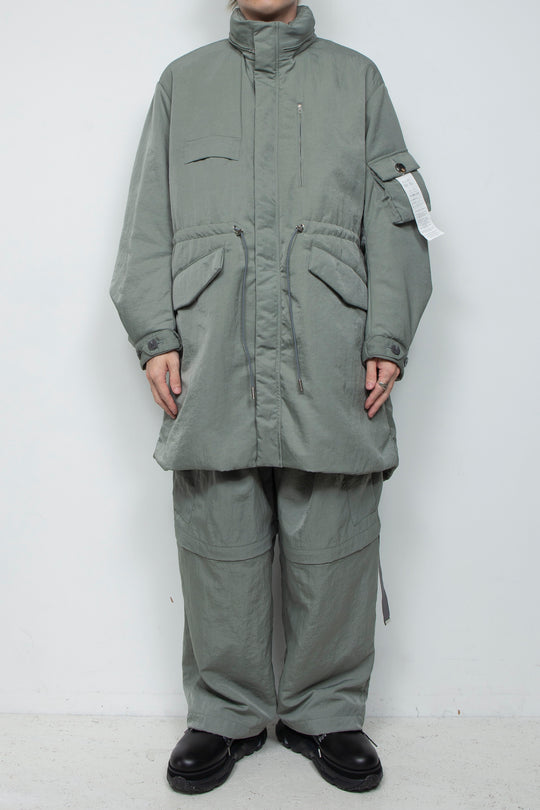 Vintage nylon detachable cargo pants SKY GRAY