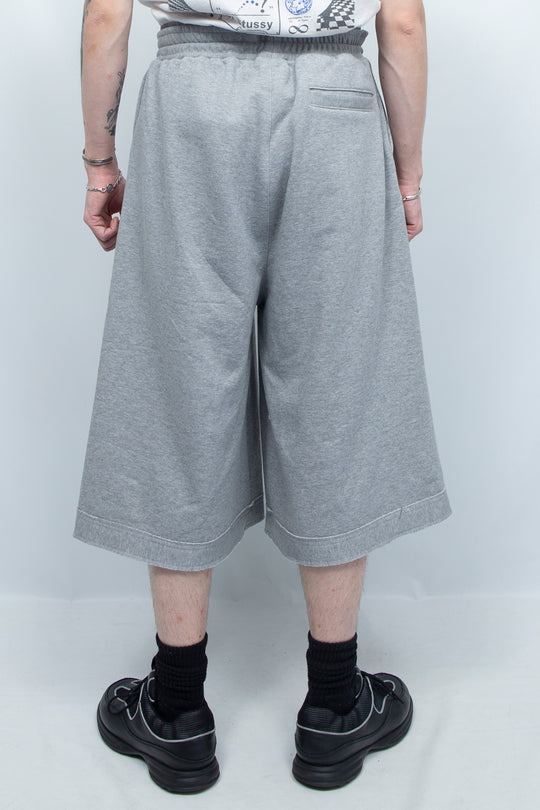 Layered Tacks W-Weist Sweat 7/10 Pants GREY