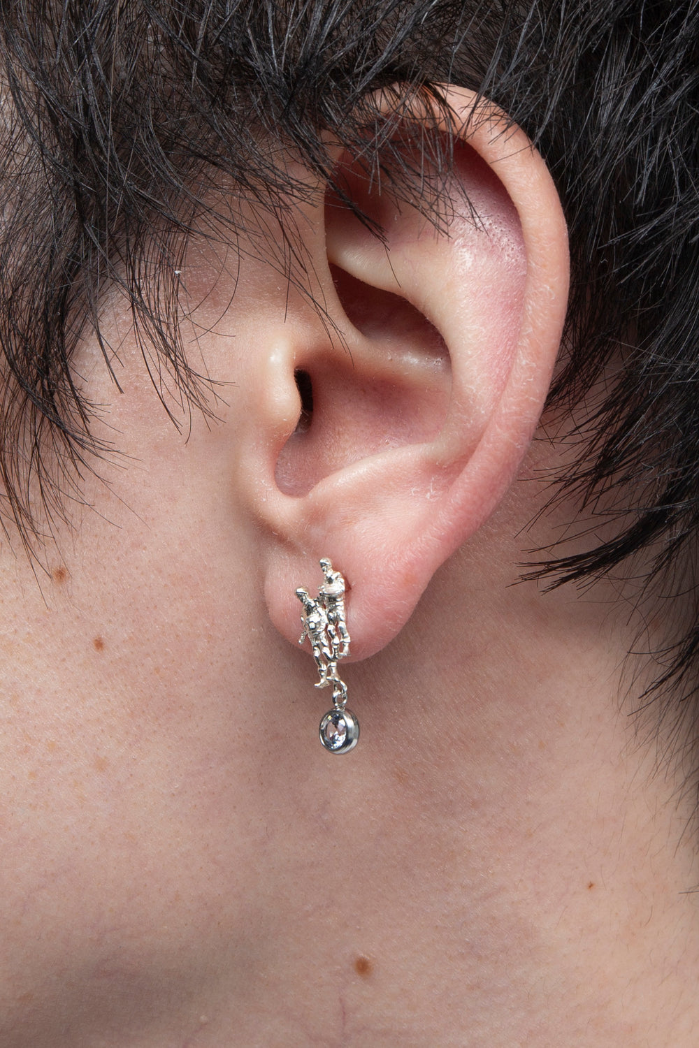 Teeny Army men B pierced earirng