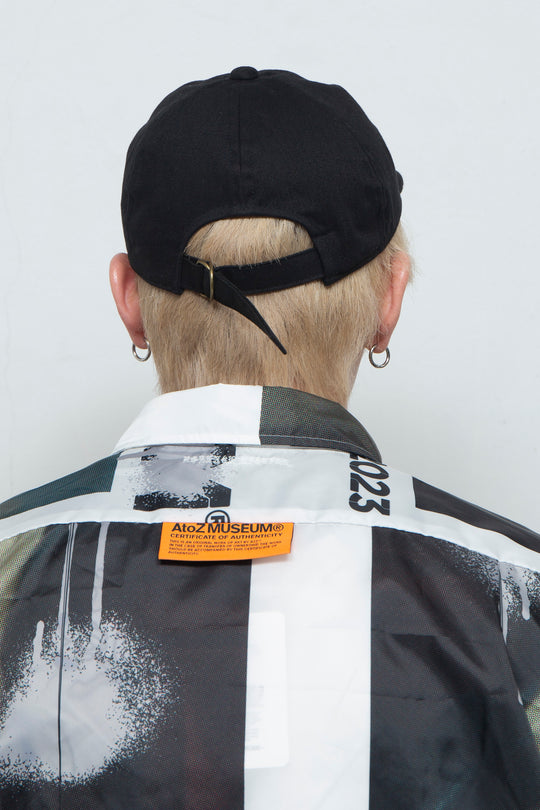 GLITCH EMBROIDERY CAP POWER BLACK