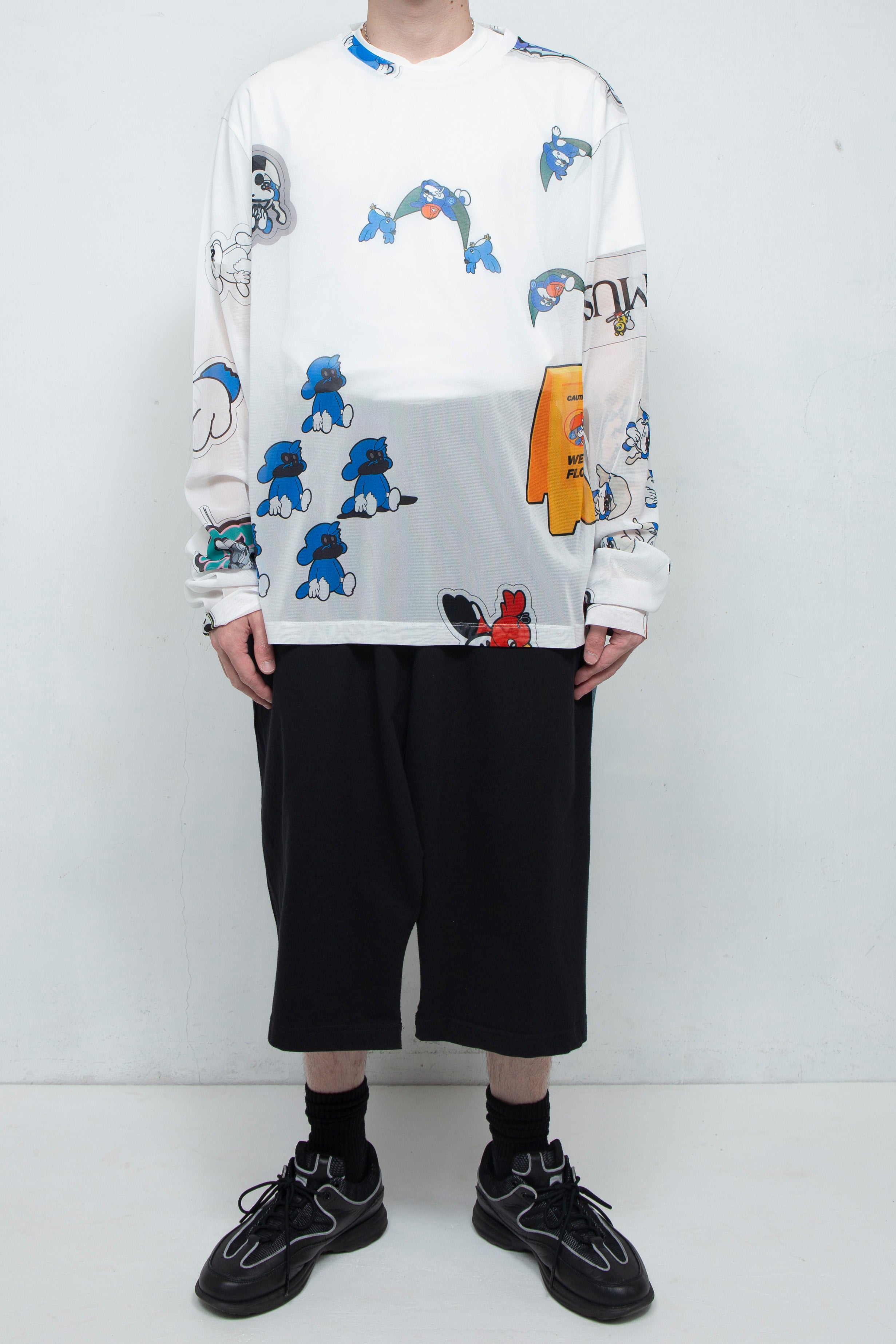 LSTEE/MESH/FLOCKING/ATOZ WHITE bodysong.（ボディソング）通販・店舗