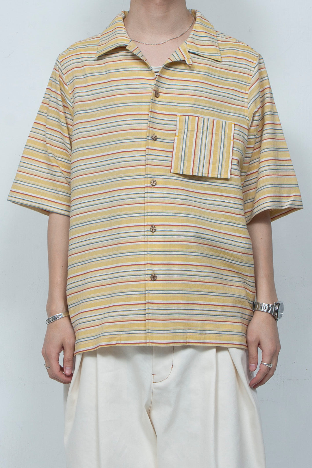 Short sleeve shirt Yellow