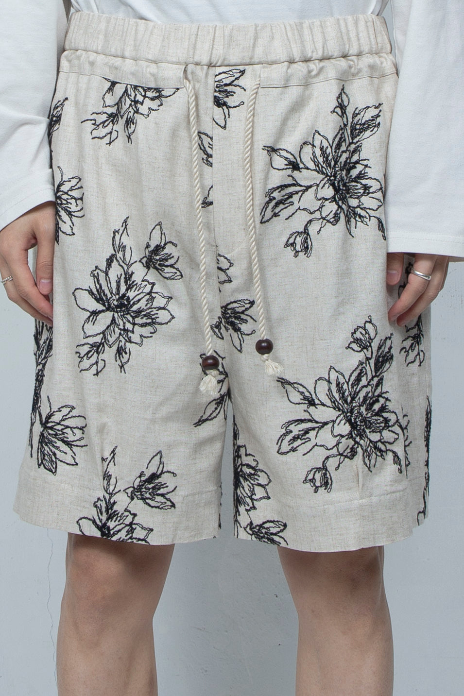 Floral patterns shorts White