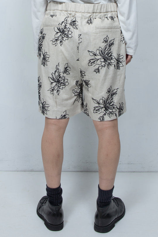 Floral patterns shorts White