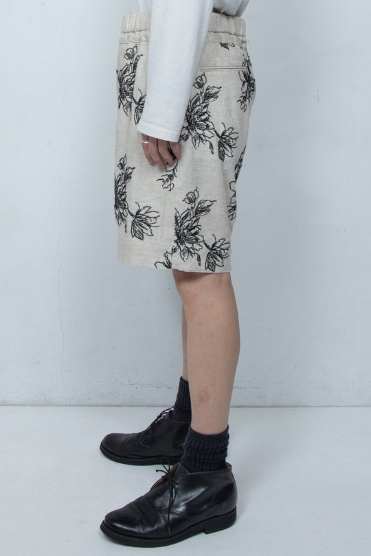 Floral patterns shorts White