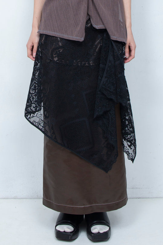 Russell lace Wrap BLACK