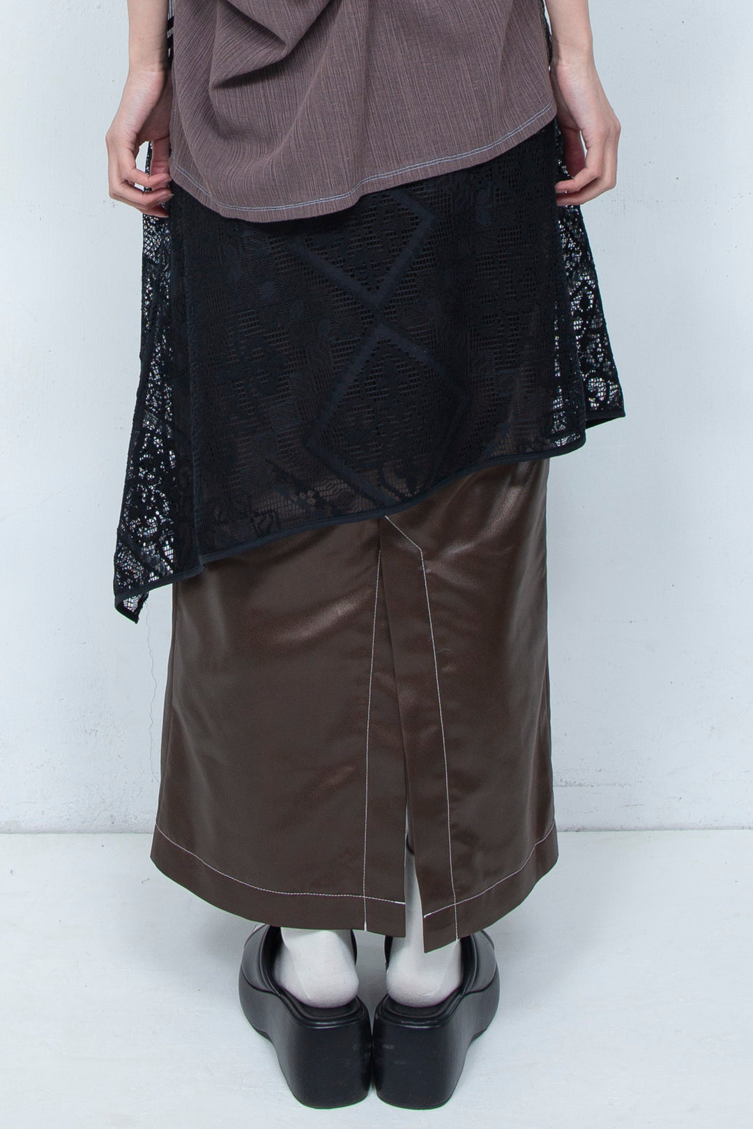 Russell lace Wrap BLACK