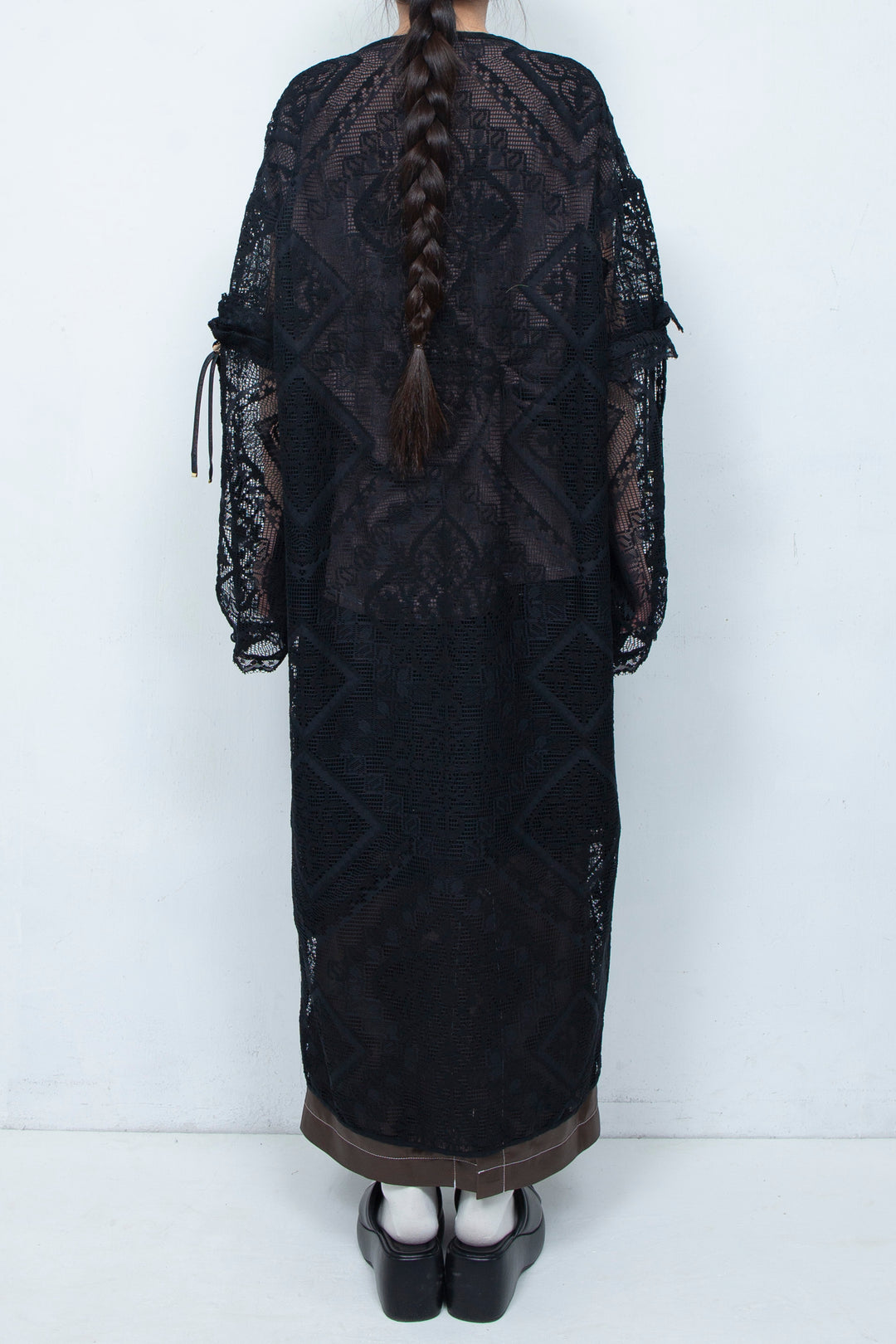 Russell lace Cardigan BLACK