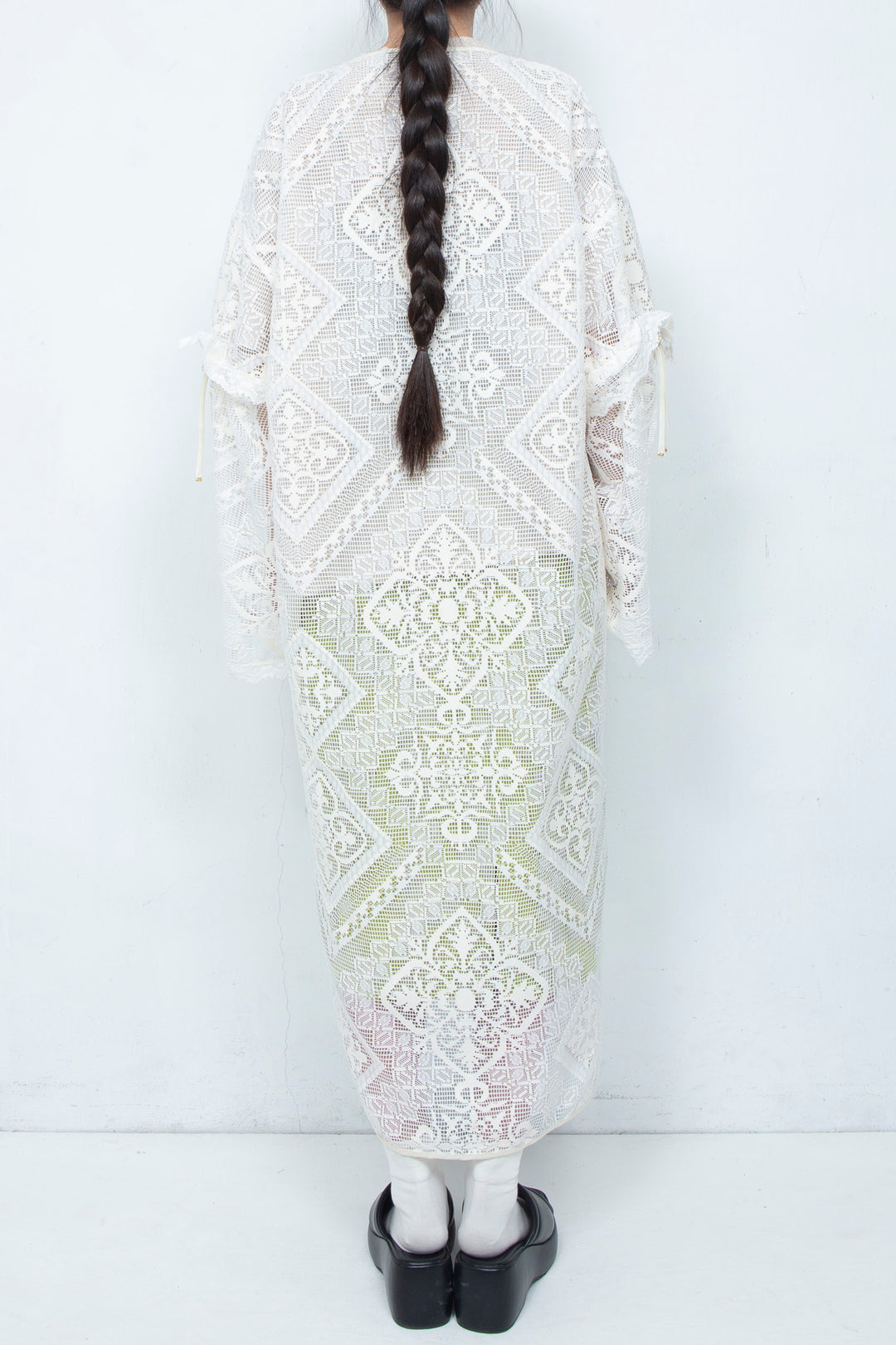 Russell lace Cardigan WHITE