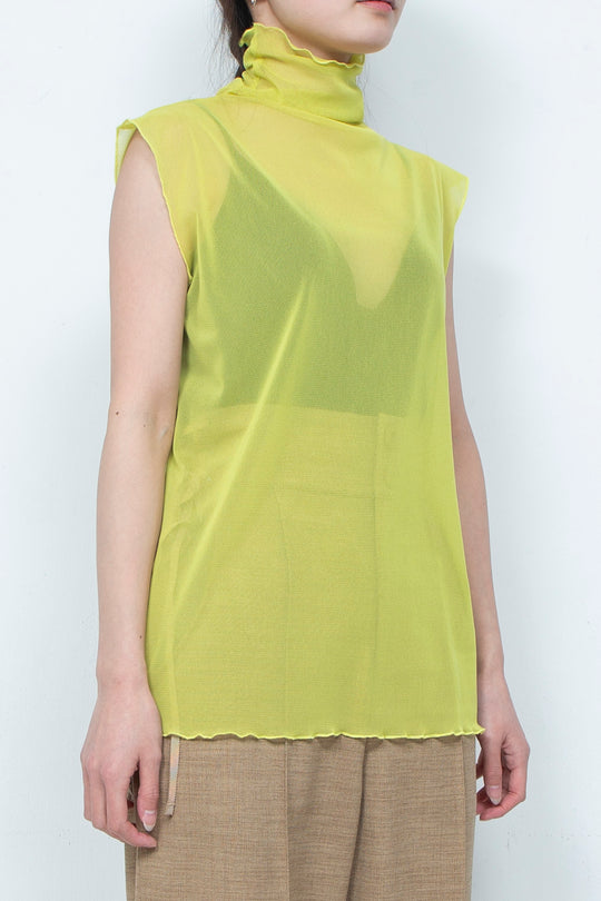 Net tulle Tank top LIME