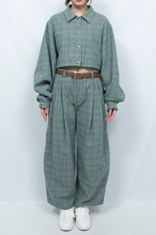 tweed ballon pants