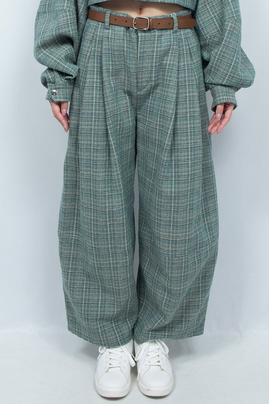 tweed ballon pants