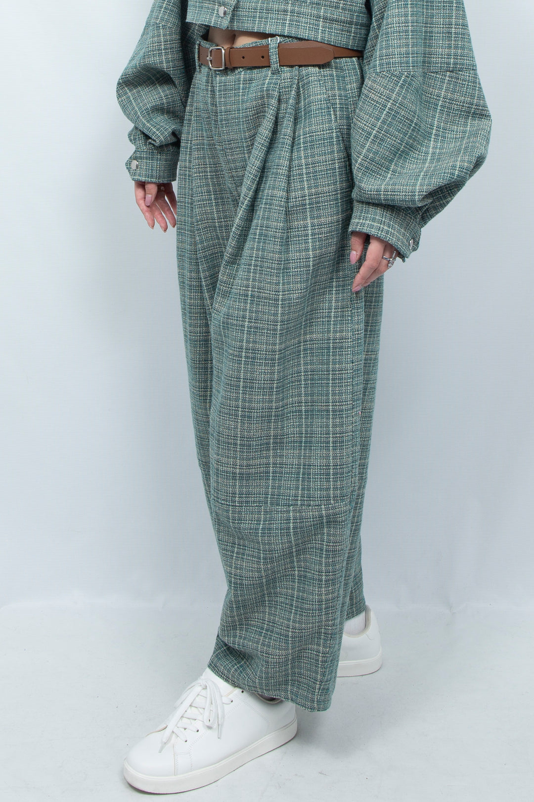 tweed ballon pants