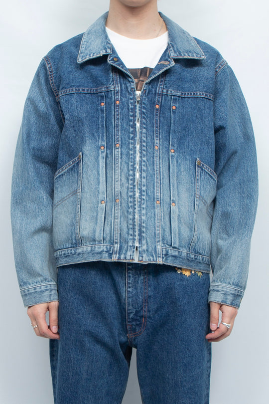 "ROEBUCK" HIPPIE Type-50s Jacket by 66 Selvedge Denim