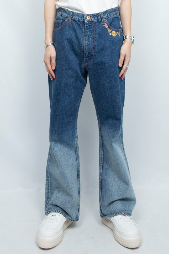 "RIVER II" HIPPIE New Flare by 66 Selvedge Denim