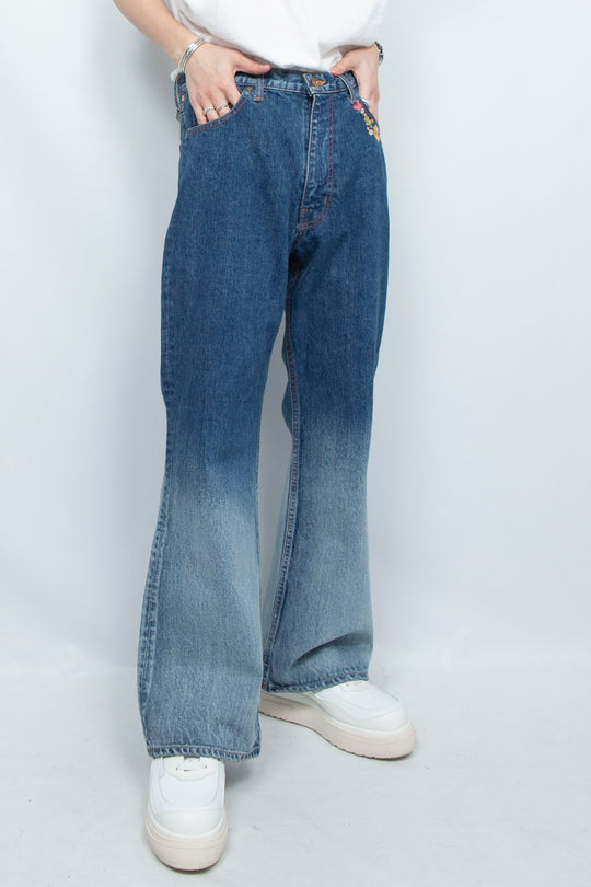 "RIVER II" HIPPIE New Flare by 66 Selvedge Denim