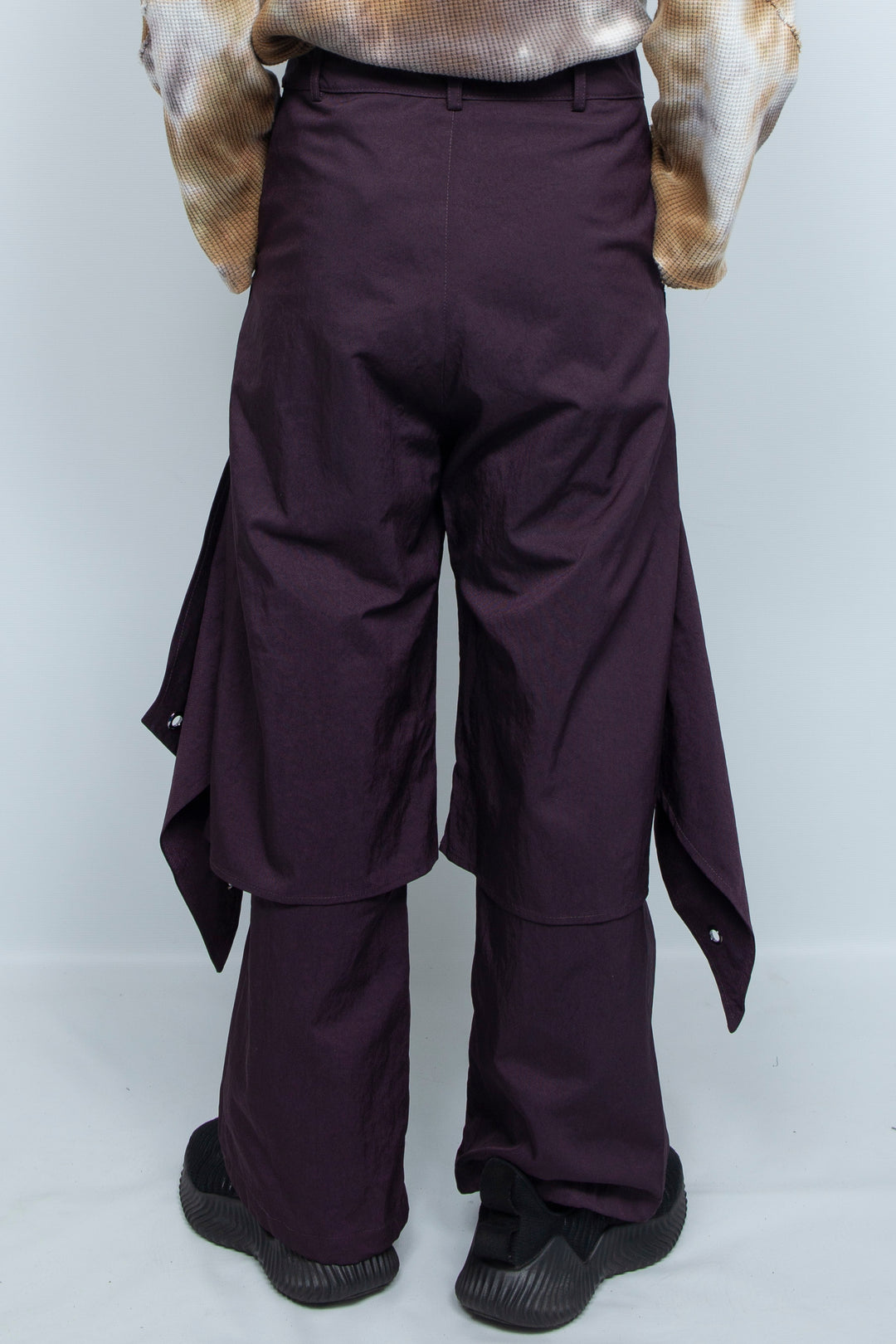 Deep purple functional alien eye pants