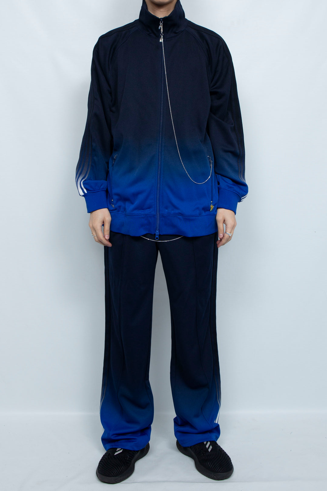 GRADIENT DYED TRACK JACKET 03 BLUE