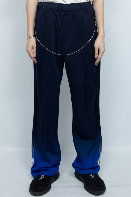 GRADIENT DYED TRACK TROUSERS 03  BLUE